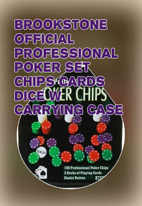 Brookstone poker chips