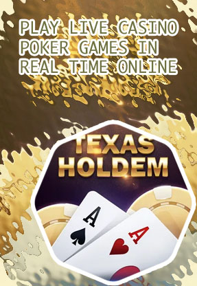 Live texas holdem poker online