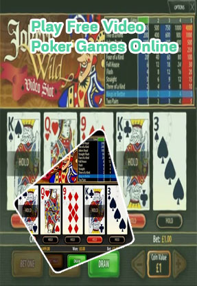 Play poker slot machine free online