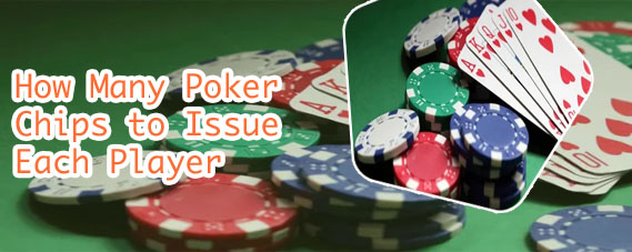 Poker chips for 4 players