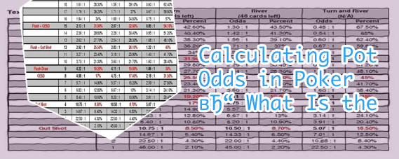 Pot odds poker