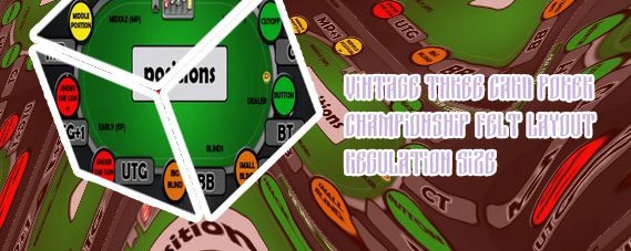 Regulation poker table