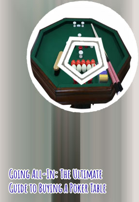 Standard poker table