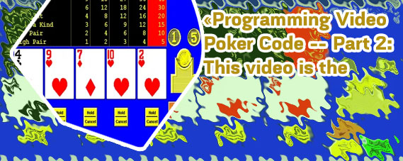 Winning at video poker
